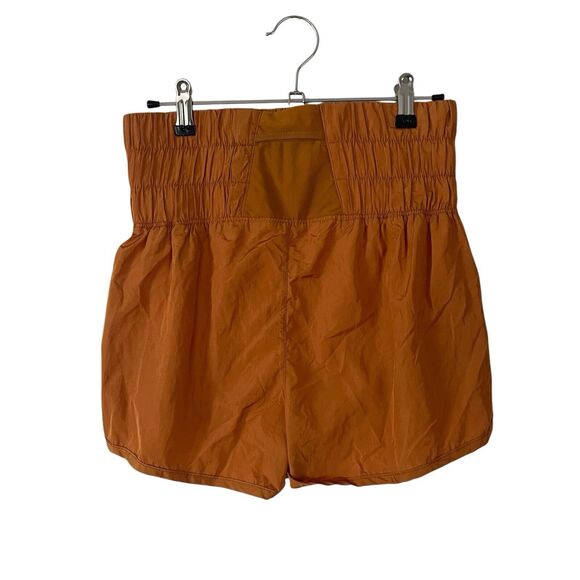 FP Movement Small The Way Home Shorts Bronze Gold High Rise Free People - Picture 9 of 9